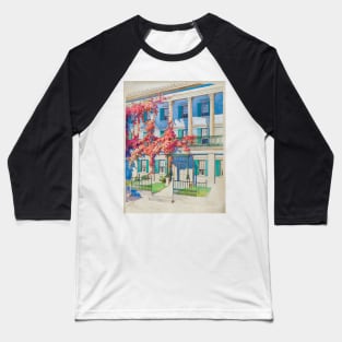 Floral House Baseball T-Shirt